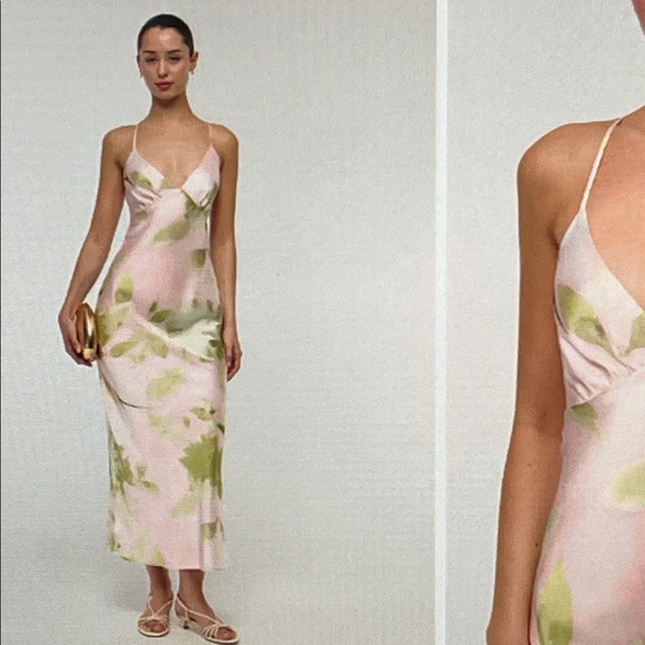 Abercrombie & Fitch Dresses & Skirts - Abercombie & Fitch Julia Slip Tie-Back Maxi Dress in Light Pink NEW w/out tags